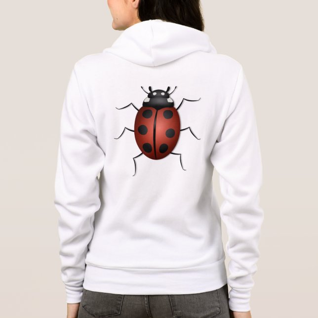 Camiseta Design de inseto joaninha (Verso)