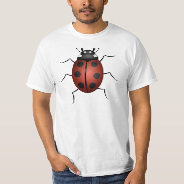 Camiseta Design de inseto joaninha (Frente)