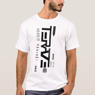 Camiseta Design de instalação