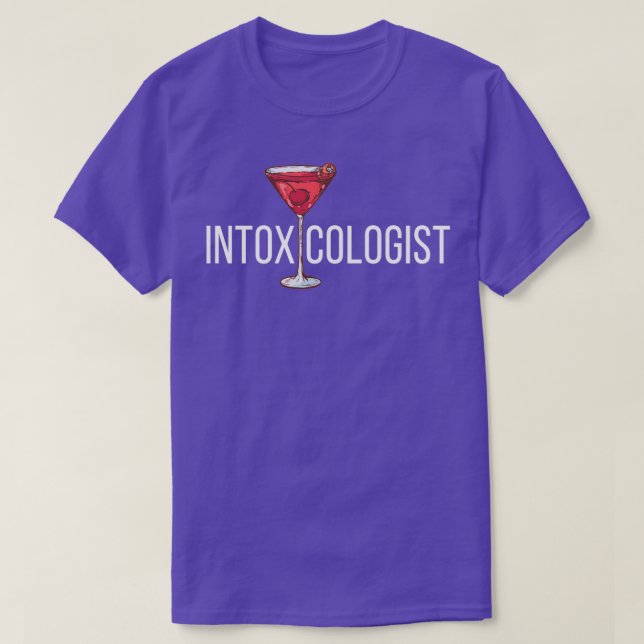 Camiseta Design de intoxicologista para Barman Barkeeper 1 (Frente do Design)