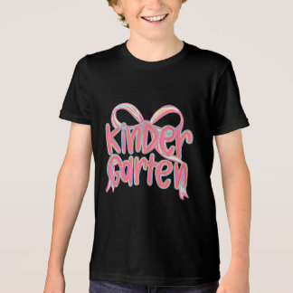 Camiseta Design de jardim de infância bonito com fita