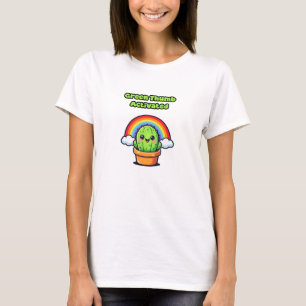 Camiseta Design de Jardineiro Entusiasta Ativado Polegar Ve