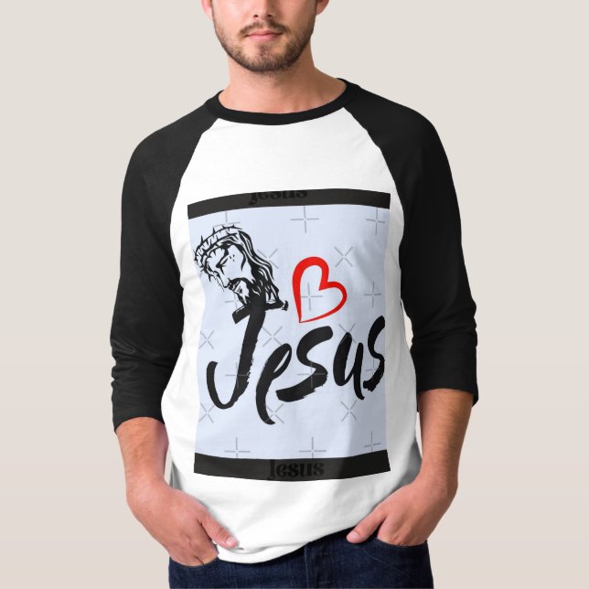 Camiseta Design de Jesus de amor (Frente)
