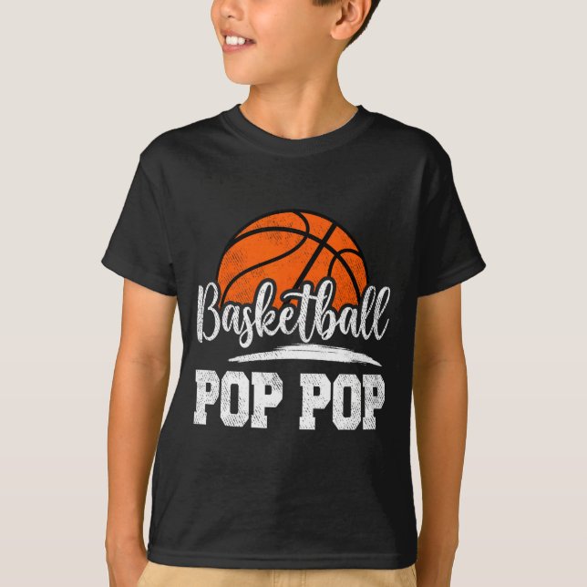 Camiseta Design de jogador de basquete Pop Pop de basquete (Frente)
