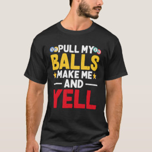 Camiseta Design de Jogador de Bingo Chamador de Bingo Jogos