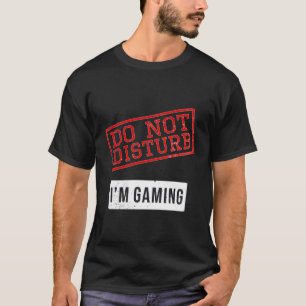 Camiseta Design De Jogador Engraçado Não Incomoda Que Estou