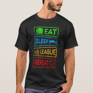 Camiseta Design De Jogadores Para Campeões Da Liga De Jogos