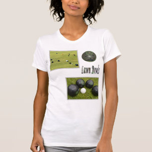 Camiseta Design de Jogo de Boliches de Lâmpada,