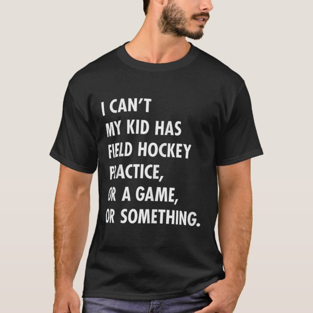Camiseta Design De Jogo De Hóquei Em Campo E De Prática De  (Frente)
