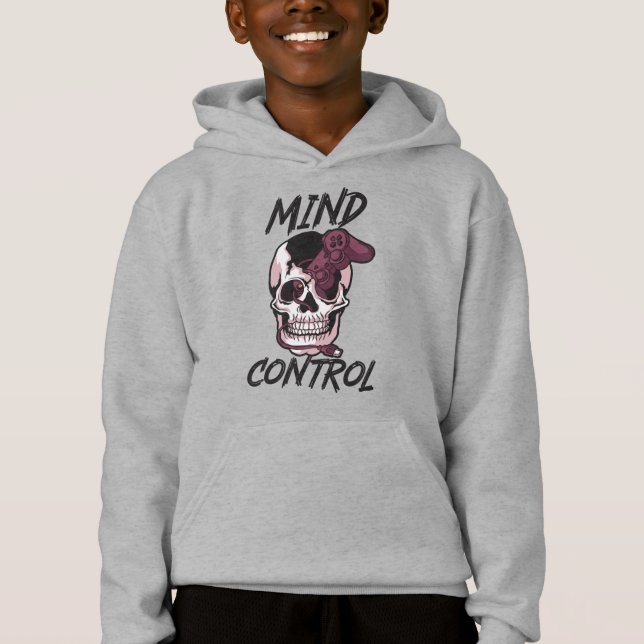 Camiseta Design de jogos de controle da mente (Frente)