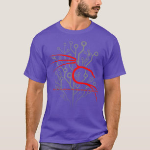 Camiseta Design de Kali Linu com Dragon e Red