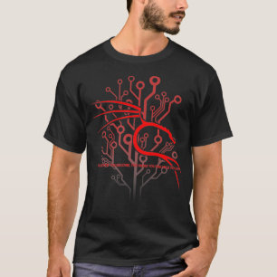 Camiseta Design de Kali Linu com Dragon e Red