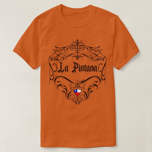 Camiseta Design de La Pintana Vintage (Frente do Design)