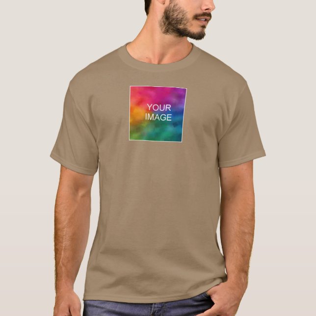 Camiseta Design de lado duplo personalizado Adicionar logot (Frente)