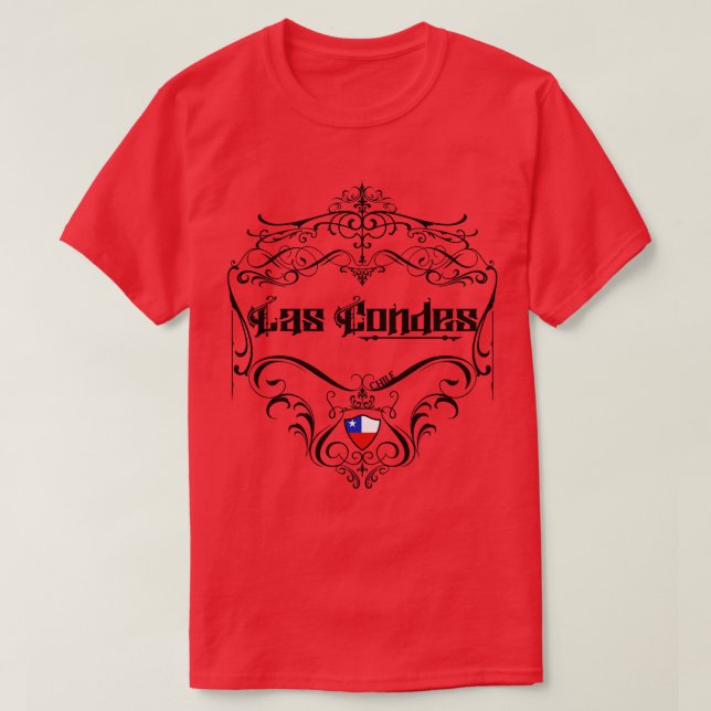 Camiseta Design de Las Condes Vintage (Frente do Design)