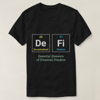 Camiseta Design de Liberdade Financeira Essencial DeFi