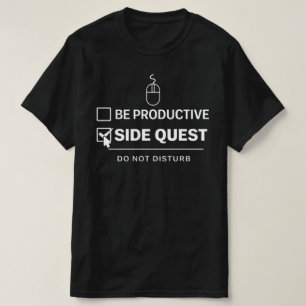 Camiseta Design de Lista de Tarefas de Missão Paralela para