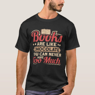 Camiseta Design de Livro com Livros para Amigos da Literatu