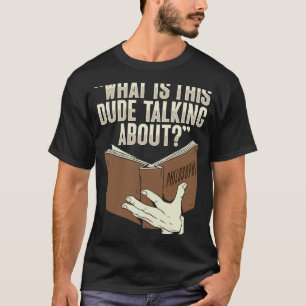 Camiseta Design de Livro Filosófico para Estudante de Filos