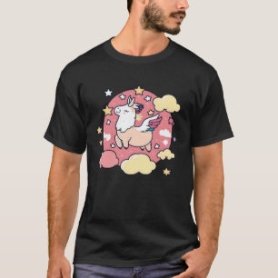 Camiseta Design de Llamacorn Fofinho Alpaca Lhama