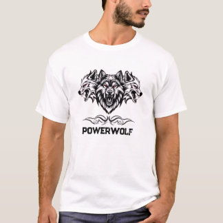 Camiseta design de lobo