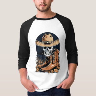 Camiseta "Design de Logo de Boné e Sapatos Elegante para Ca