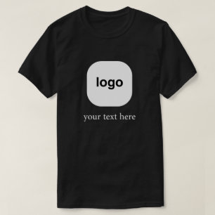 Camiseta Design de Logo Minimalista com Texto Personalizado