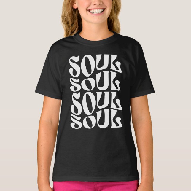 Camiseta design de logotipo da alma (Frente)