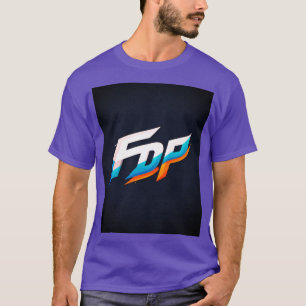 Camiseta Design de logotipo de moda 3D chic e moderna para 