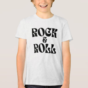 Camiseta design de logotipo de música Rock and Roll