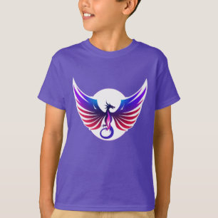 Camiseta Design de logotipo do dragão