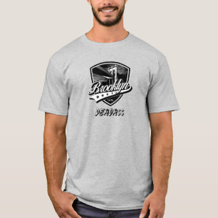 Camiseta Design de logotipo elegante do Brooklyn Swoosh