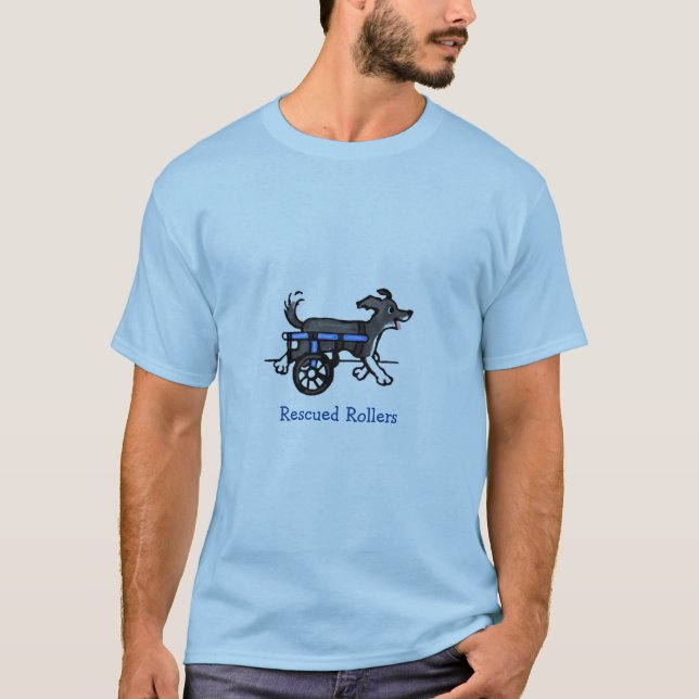 Camiseta Design de logotipos dos cilindros resgatados cláss (Frente)