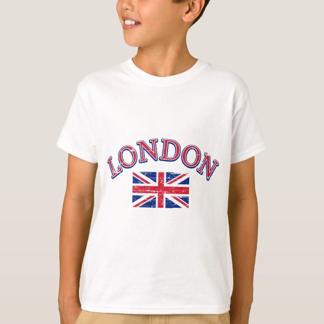 Camiseta Design de Londres Union Jack (Frente)