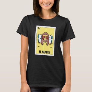 Camiseta Design de Loteria Dormindo Loteria Mexicana El Nap
