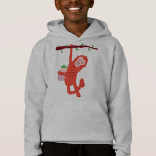 Camiseta Design de Macaco Pequeno Fofo