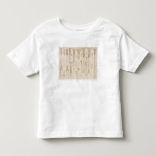 Camiseta Design de madeira persa e turco da coluna, 'de A