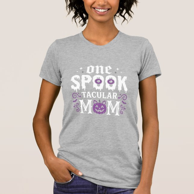 Camiseta Design de Mãe Espetacular de Halloween_1 (Frente)