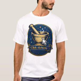 Camiseta Design de Magia Digital e Alquimista Moderna