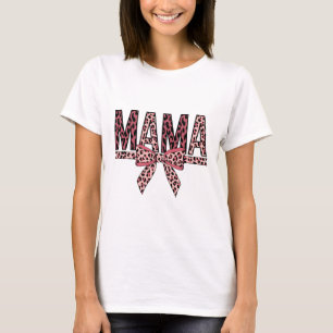 Camiseta Design de Mamãe com Estampa de Leopardo – Arte da