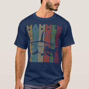Camiseta Design de martelo para um touro de tubarão martelo