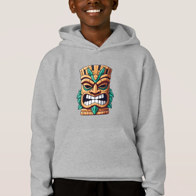 Camiseta Design de máscara tribal (Frente)