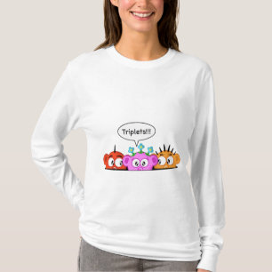 Camiseta Design de maternidade - objectivas triplas!