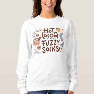 Camiseta Design de Meias de cacau quente e Felpudo