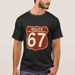 Camiseta Design de meme de estrada retrô engraçado da Rota