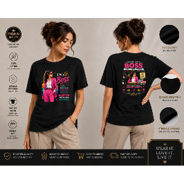 Camiseta Design de Mentalidade de Chefe | Gráfico de Líder