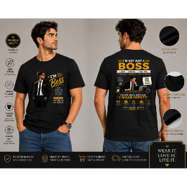Camiseta Design de Mentalidade de Chefe | Gráfico de Líder