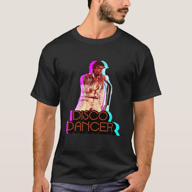 Camiseta Design de Mithun Chakraborty - Dançador de Disco (Frente)