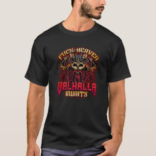 Camiseta Design de Mitologia Viking Nórdica para Guerreiros
