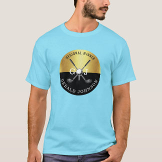 Camiseta Design de Monograma Elegante Personalizado